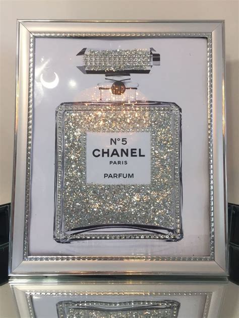 chanel perfume picture frame